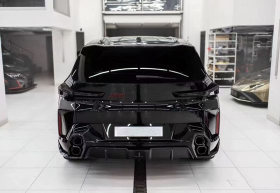 Đối với BMW XM Carbon Fiber Widebody Kit XM nâng cấp kiểu RNG Carbon Fiber Lưỡi trước Diffuser Wheel Arch Spoiler Hood Wide Body