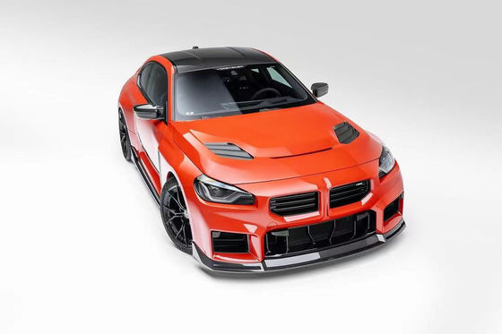 Đối với BMW M2 Carbon Fiber Body Kit M2 nâng cấp kiểu Vors Carbon Fiber Front Lip Diffuser Spoiler Hood Side Skirt