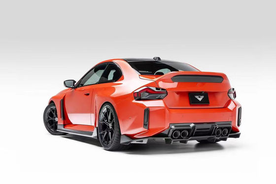 Đối với BMW M2 Carbon Fiber Body Kit M2 nâng cấp kiểu Vors Carbon Fiber Front Lip Diffuser Spoiler Hood Side Skirt