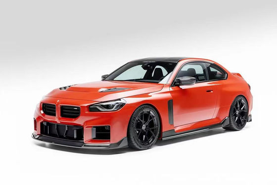 Đối với BMW M2 Carbon Fiber Body Kit M2 nâng cấp kiểu Vors Carbon Fiber Front Lip Diffuser Spoiler Hood Side Skirt