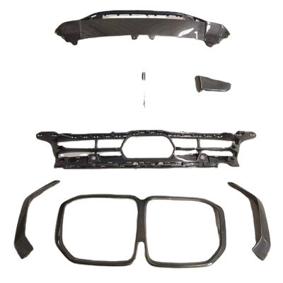 Đối với BMW X7 Carbon Fiber Body Kit X7 OEM Style Carbon Fiber Front Lip Diffuser Kit Body Light Shade lớn