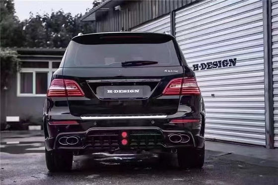 WALD Style Body Kit cho Mercedes W166 ML350 ML400 ML63 Bộ cơ thể phía trước và phía sau Bumper Wide Bodyki