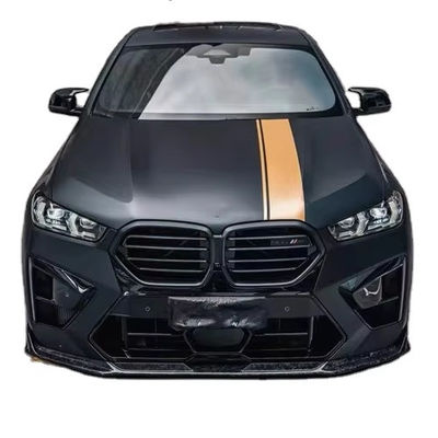 Đối với BMW X5M X6M Carbon Fiber Body Kit X5M X6M Carbon Fiber Front Lip Diffuser Spoiler Side Skirt Hood