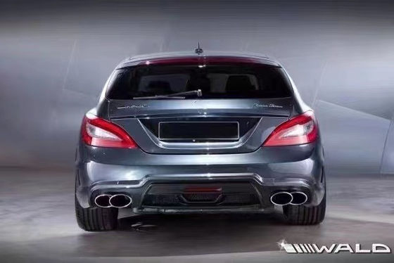 WALD Style Body Kit cho Mercedes W218 CLS300 CLS350 CLS500 Body Kit Mặt trước và phía sau Bumper Side Skirt