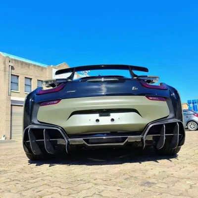Đối với BMW I8 Carbon Fiber Body Kit I8 Carbon Fiber Front Lip Diffuser Spoiler Side Skirt