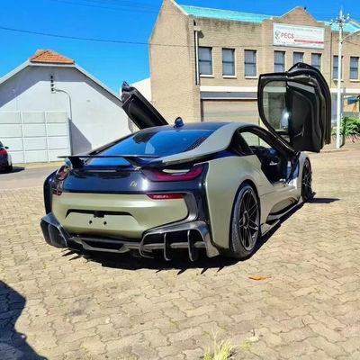 Đối với BMW I8 Carbon Fiber Body Kit I8 Carbon Fiber Front Lip Diffuser Spoiler Side Skirt