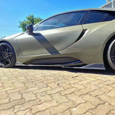 Đối với BMW I8 Carbon Fiber Body Kit I8 Carbon Fiber Front Lip Diffuser Spoiler Side Skirt