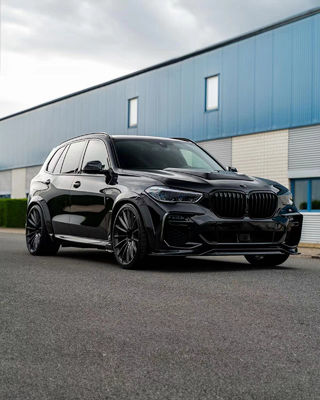 Đối với BMW X5 G05 F95 Carbon Fiber Widebody Kit X5 G05 F95 Carbon Fiber Front Lip Diffuser Spoiler Wide-body Kit