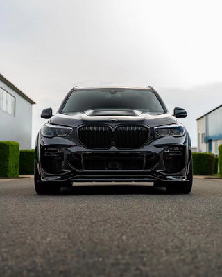 Đối với BMW X5 G05 F95 Carbon Fiber Widebody Kit X5 G05 F95 Carbon Fiber Front Lip Diffuser Spoiler Wide-body Kit