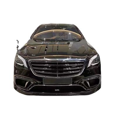 Brass Tyle phía trước xẻm phía sau Diffuser cho Mercedes-Benz W222 AMG S63 S65 S63 S65 Carbon Fiber Body Kit