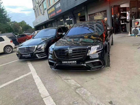 Brass Tyle phía trước xẻm phía sau Diffuser cho Mercedes-Benz W222 AMG S63 S65 S63 S65 Carbon Fiber Body Kit