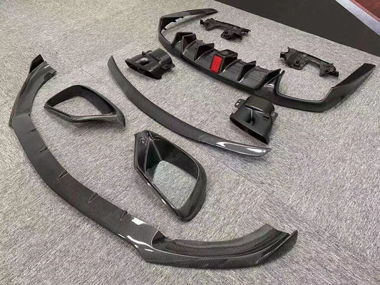 Brass Tyle phía trước xẻm phía sau Diffuser cho Mercedes-Benz W222 AMG S63 S65 S63 S65 Carbon Fiber Body Kit