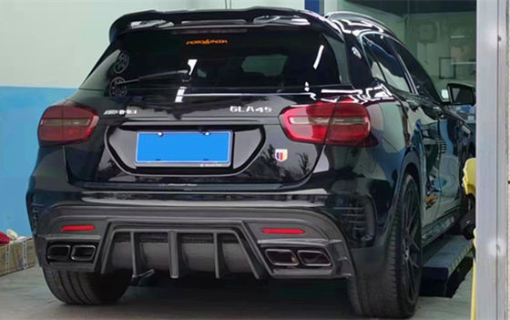 Sản phẩm bán nóng Gla45 Gla260 X156 Carbon Fiber Body Kit Gla45 Carbon Fiber Rear Diffuser 2014-2019