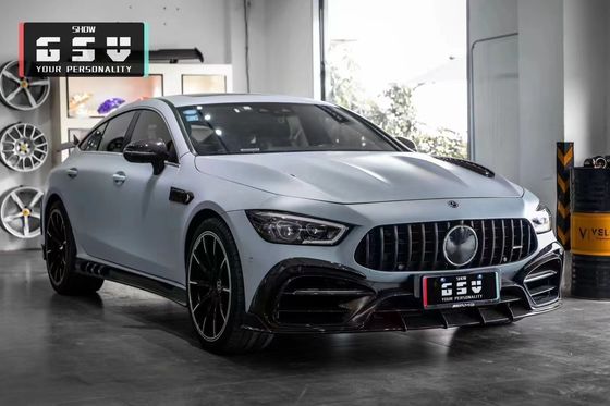 Đối với Mercedes AMG GT50 53 63 Carbon Fiber Body Kit AMG GT50 53 63 Upgraded Top Style Carbon Fiber Front Lip Diffuser Spoiler