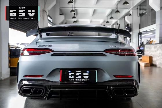 Đối với Mercedes AMG GT50 53 63 Carbon Fiber Body Kit AMG GT50 53 63 Upgraded Top Style Carbon Fiber Front Lip Diffuser Spoiler