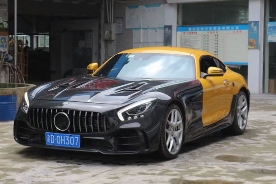 Phân tích ô tô cho Mercedes-Benz AMG GT GTC GTS Body Kit AMG GT GTC GTS nâng cấp kiểu GTR phía trước và phía sau Bumper Spoiler Body Kit
