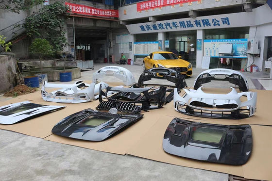 Phân tích ô tô cho Mercedes-Benz AMG GT GTC GTS Body Kit AMG GT GTC GTS nâng cấp kiểu GTR phía trước và phía sau Bumper Spoiler Body Kit