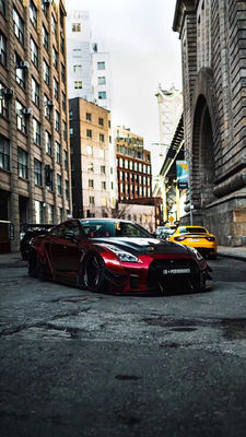 Hot 2022 Products GTR R35wide Bodyki Body Kit cho Nissan GTR R35 Mặt trước và phía sau Bumper Spoiler