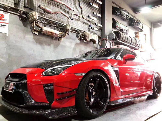 Đối với Nissan GTR Body Kit GTR R35 nâng cấp bộ dụng cụ cơ thể Carbon Fiber phía trước và phía sau
