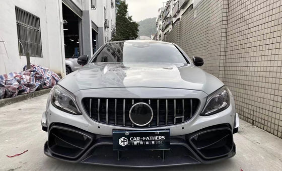 Sản phẩm mới cho Mercedes W205 AMG C63 Coupe Body Kit C63 Coupe nâng cấp IMP phong cách Bốp phía trước
