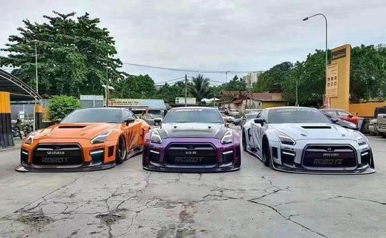 Tùy chỉnh 2022 Nissan Body Kit Mặt trước và phía sau GTR R35 Car Bumper Covers
