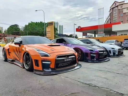 Tùy chỉnh 2022 Nissan Body Kit Mặt trước và phía sau GTR R35 Car Bumper Covers