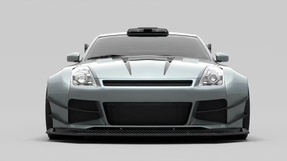 Air Knife FRP Nissan 350z Wide Body Kit Side Skirts OEM Mặt trước và đằng sau