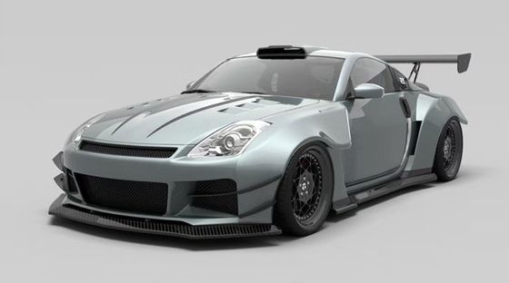 Air Knife FRP Nissan 350z Wide Body Kit Side Skirts OEM Mặt trước và đằng sau