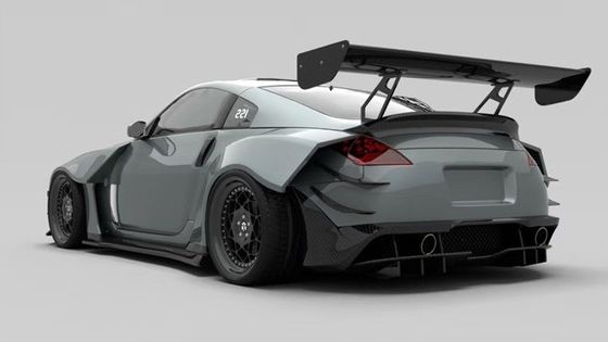 Air Knife FRP Nissan 350z Wide Body Kit Side Skirts OEM Mặt trước và đằng sau