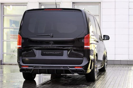 Bộ cơ thể cho Benz Vito V260 FRP + Vật liệu sợi cacbon Vito V260 nâng cấp phong cách TOPCAR Bộ cơ thể bơm trước và sau
