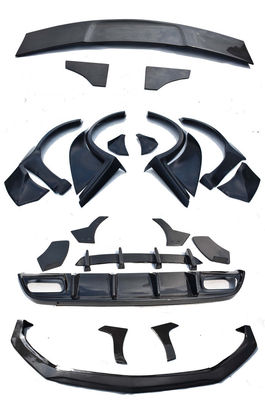 Đối với Mercedes AMG A45 Carbon Fiber Body Kit A45 Upgraded Top Style Front Shovel Diffuser Spoiler Wide-body Kit