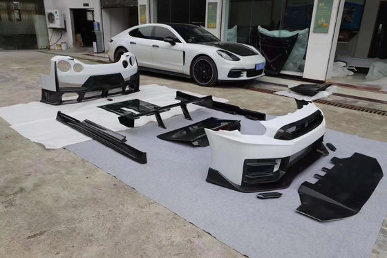 2024 nissan gtr thay thế bộ cơ thể Nismo phong cách xe spoiler phía trước nắp xe sau