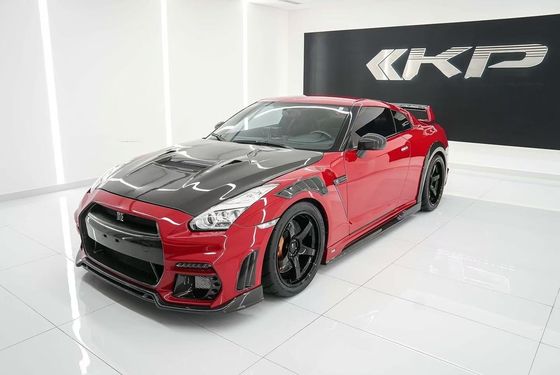 GTR R35 Nissan Body Kit Carbon Fiber KP Style Bumper Spoiler Mặt trước