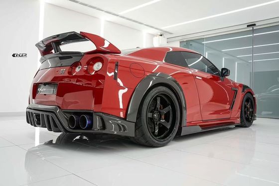 GTR R35 Nissan Body Kit Carbon Fiber KP Style Bumper Spoiler Mặt trước