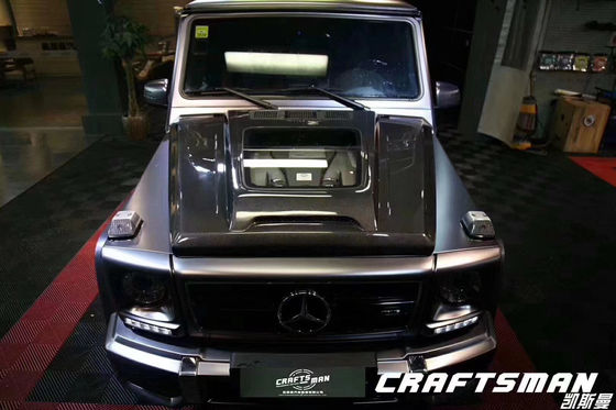 Đối với Benz G Class W463 W464 Carbon Fiber Hood G500G55G63G350 IMP Transparent Style Machine Cover