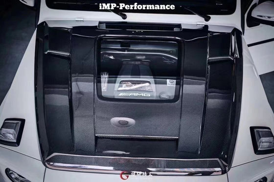 Đối với Benz G Class W463 W464 Carbon Fiber Hood G500G55G63G350 IMP Transparent Style Machine Cover