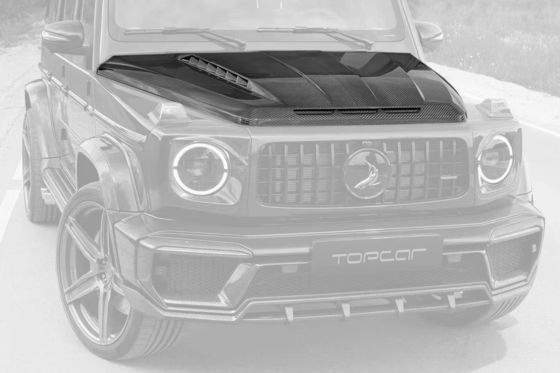 Đối với Benz G-class W464 W463 G500 G550 G63 G350 Carbon Fiber Machine Cover W464 W463 Upgrade Topcar Style Cover