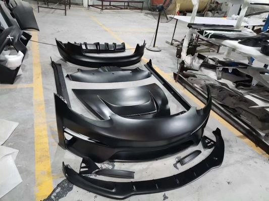 Bán Model 3 Body Kit nâng cấp cho Tesla Model 3 Với Robot phong cách phía trước và phía sau Bumper Spoilers