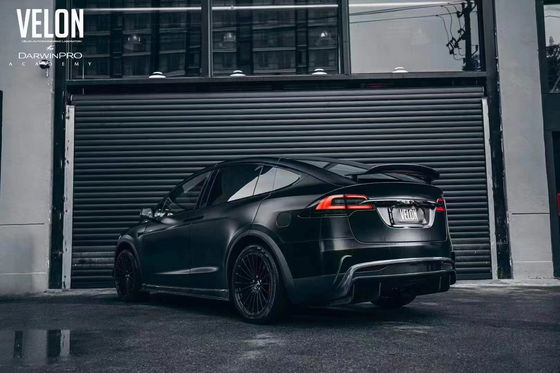 Bộ dụng cụ cơ thể chất lượng cao Carbon Fiber Model X Carbon Fiber Body Kit Model X Carbon Fiber Mặt trước Lôi phía sau Diffuser Spoiler Side Skirt