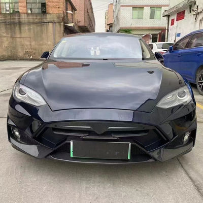 Bán Model S Body Kit Carbon Fiber phía trước và phía sau Bumper Side Skirt Spoiler cho Tesla Model S