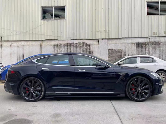 Bán Model S Body Kit Carbon Fiber phía trước và phía sau Bumper Side Skirt Spoiler cho Tesla Model S