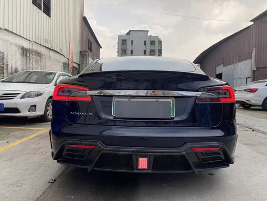 Bán Model S Body Kit Carbon Fiber phía trước và phía sau Bumper Side Skirt Spoiler cho Tesla Model S