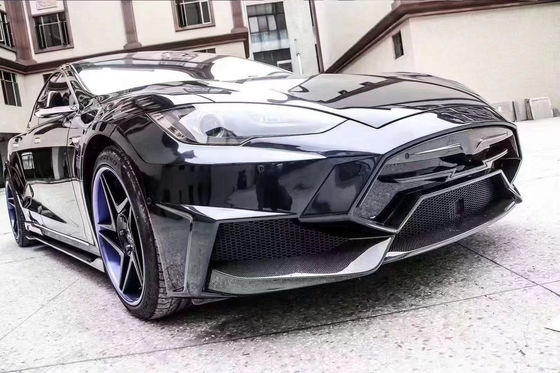 Bán Model S Body Kit Carbon Fiber phía trước và phía sau Bumper Side Skirt Spoiler cho Tesla Model S