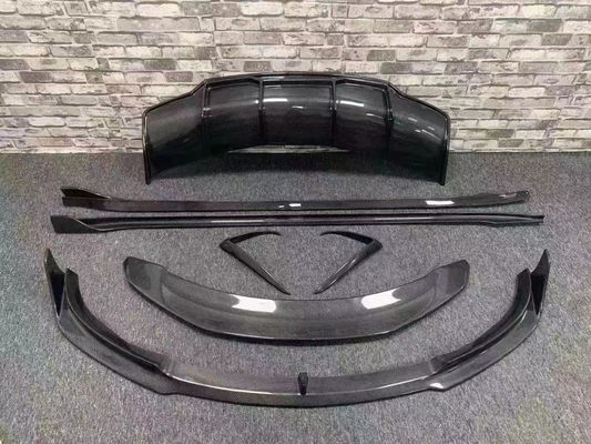 Bộ cơ thể sợi carbon chất lượng cao MODEL 3 Bộ sợi carbon cho MODEL 3 Lửa trước Lửa sau Diffuser Spoiler Side skirt