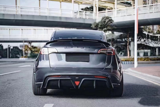 Sản phẩm mới MODEL Y Carbon Fiber Body Kit MODEL Y Lửa trước Lửa sau Diffuser Spoiler Cover
