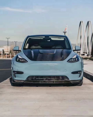 Sản phẩm mới MODEL Y Carbon Fiber Body Kit MODEL Y Lửa trước Lửa sau Diffuser Spoiler Cover