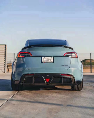 Sản phẩm mới MODEL Y Carbon Fiber Body Kit MODEL Y Lửa trước Lửa sau Diffuser Spoiler Cover