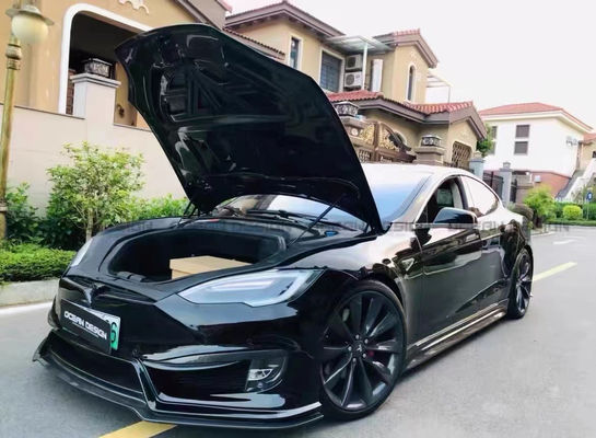 Đối với Tesla Model S Body Kit MODEL S nâng cấp kiểu PD phía trước và phía sau Bumper Spoiler Body Kits