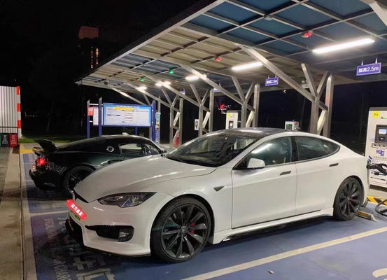Đối với Tesla Model S Body Kit MODEL S nâng cấp kiểu PD phía trước và phía sau Bumper Spoiler Body Kits