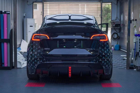 Phụ tùng ô tô cho Tesla MODEL Y Body Kit MODEL Y nâng cấp kiểu SD phía trước và phía sau Bumper Spoiler Carbon Fiber Body Kit